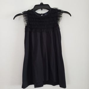 Girls black baby doll dress
